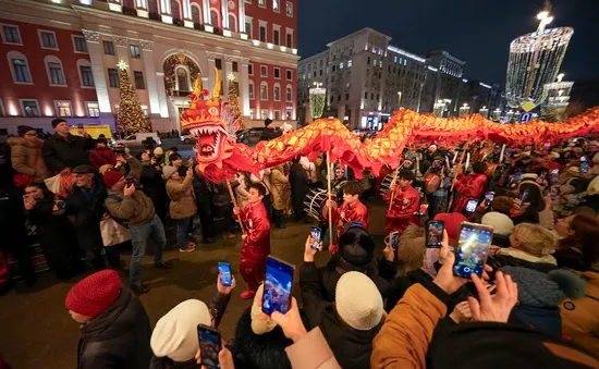 Rộn ràng ngày hội Tết Nguyên đán ở Moscow