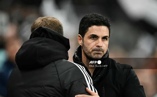 HLV Mikel Arteta thừa nhận Newcastle United là đội thi đấu tốt hơn