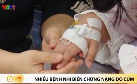 Nhiều bệnh nhi biến chứng nặng do cúm