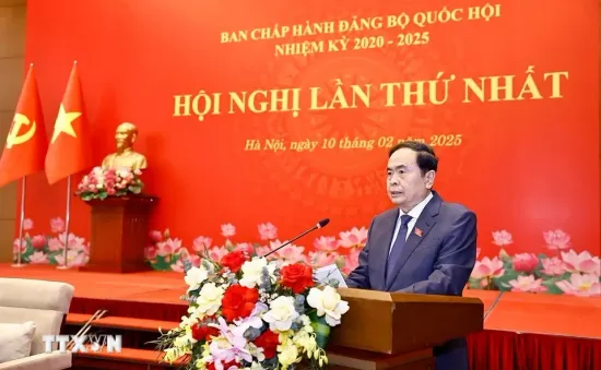 Chủ tịch Quốc hội Trần Thanh Mẫn chủ trì Hội nghị lần thứ nhất Ban Chấp hành Đảng bộ Quốc hội