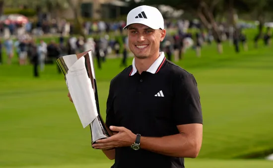 Ludvig Aberg vô địch giải golf Genesis Invitational