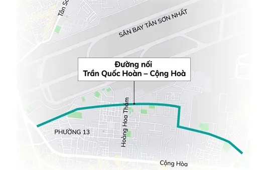 TP Hồ Chí Minh: Chốt ngày thông xe dự án đường nối Trần Quốc Hoàn - Cộng Hòa