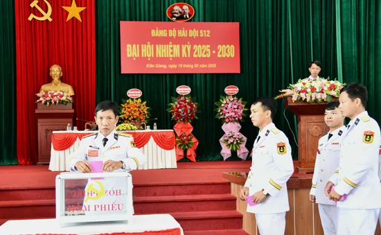 Đảng bộ bộ phận Hải đội 512 Đại hội nhiệm kỳ 2025 - 2030