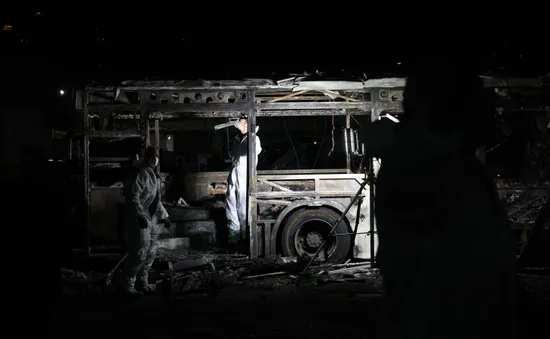 Nổ xe bus hàng loạt ở Tel Aviv, Israel