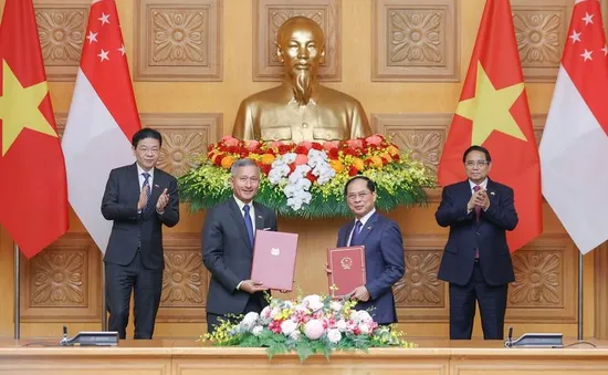 Việt Nam - Singapore trao đổi nhiều văn kiện hợp tác quan trọng