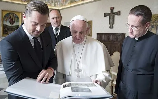 Leonardo DiCaprio ca ngợi Giáo hoàng Francis về những hoạt động vì môi trường