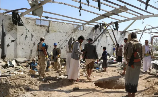 Mỹ - Anh phối hợp tấn công mục tiêu Houthi ở Yemen