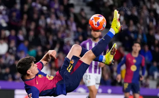 Barcelona ngược dòng thắng Valladolid, sẵn sàng tái đấu Inter Milan