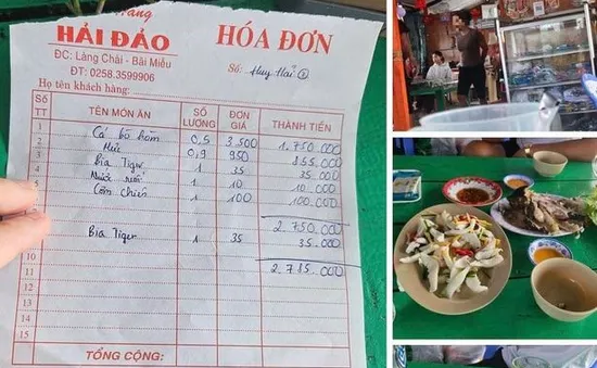 Lập đoàn kiểm tra vụ con cá 0,5kg giá gần 1,8 triệu đồng ở Nha Trang