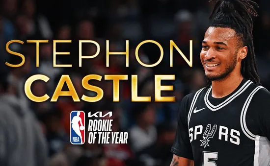 Stephon Castle – Chủ nhân danh hiệu Tân binh xuất sắc nhất NBA 2024/25