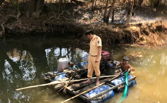 Đắk Lắk: Phát hiện 2 vụ khai thác cát trái phép