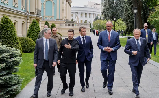 Các nhà lãnh đạo châu Âu và Ukraine ủng hộ đề xuất ngừng bắn của ông Trump