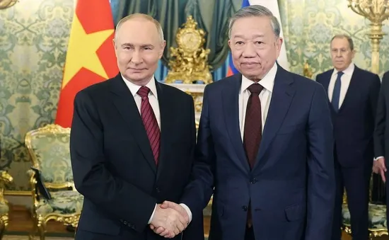 Tổng Bí thư Tô Lâm hội đàm hẹp với Tổng thống Nga Vladimir Putin