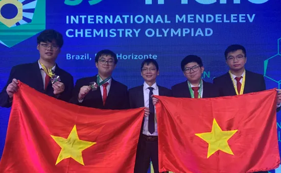 Đoàn Việt Nam đạt thành tích xuất sắc tại Olympic hóa học quốc tế Mendeleev