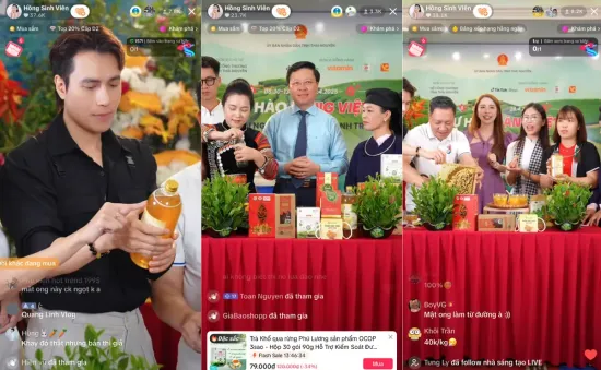 Đào tạo livestream bán hàng cho 300.000 tiểu thương chợ truyền thống