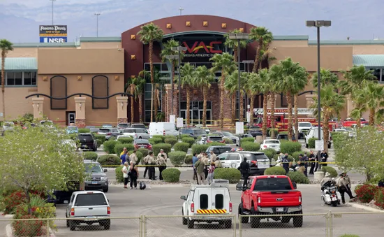 Xả súng ở phòng tập gym Las Vegas, nhiều người thương vong