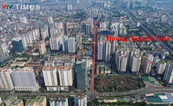 Cận cảnh công trường thi công mở rộng đường Nguyễn Tuân