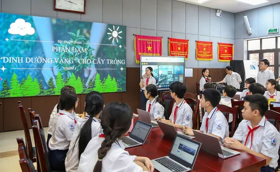 Tiên phong mô hình Trường học số cho học sinh