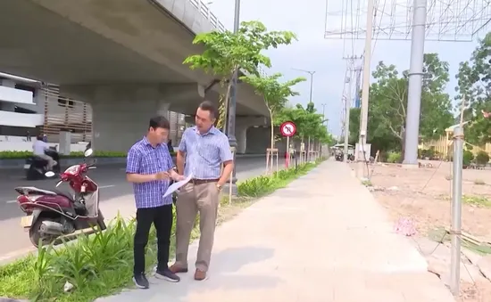 Khắc phục sụt lún vỉa hè nhà ga T3 Tân Sơn Nhất