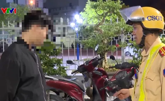 Tăng tuần tra đêm xử lý thanh, thiếu niên vi phạm giao thông