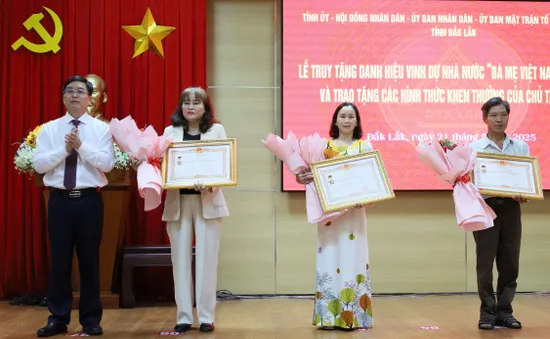 Đắk Lắk: Truy tặng danh hiệu vinh dự Nhà nước "Bà mẹ Việt Nam Anh hùng"