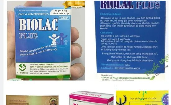 Bộ Y tế thu hồi Giấy tiếp nhận đăng ký bản công bố 12 sản phẩm thực phẩm bảo vệ sức khỏe