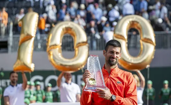 Novak Djokovic có danh hiệu ATP thứ 100 trong sự nghiệp