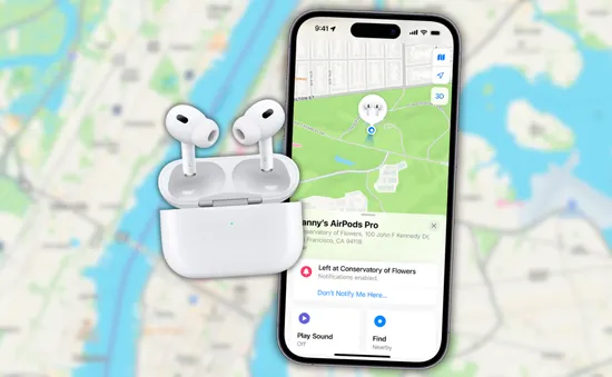 Cách tìm AirPods nhanh nhất khi đã định vị được trên iPhone