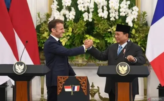 Pháp - Indonesia ký 21 văn kiện hợp tác trong nhiều lĩnh vực