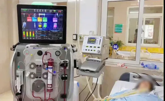 Lọc máu liên tục cứu sống bé gái suy đa tạng sau đuối nước