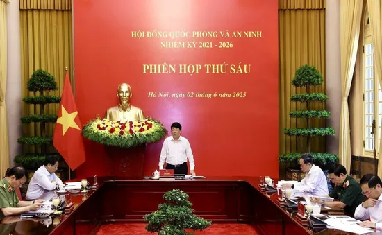 Chủ tịch nước Lương Cường chủ trì phiên họp thứ 6 Hội đồng Quốc phòng và An ninh