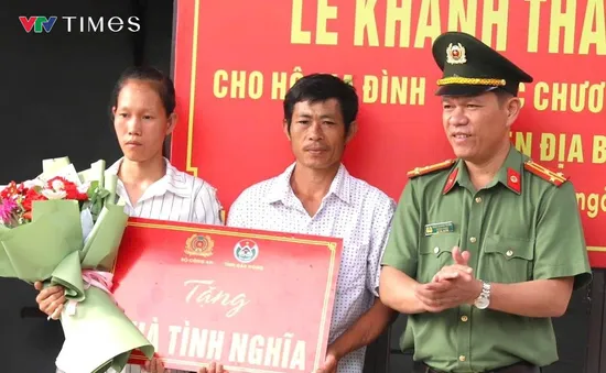 Mái ấm nghĩa tình về với gia đình khó khăn ở xã Nam Dong