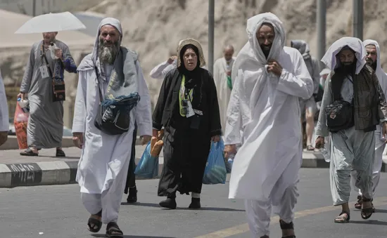 Bắt đầu lễ hành hương Hajj, tín đồ Hồi giáo đổ về thánh địa Mecca