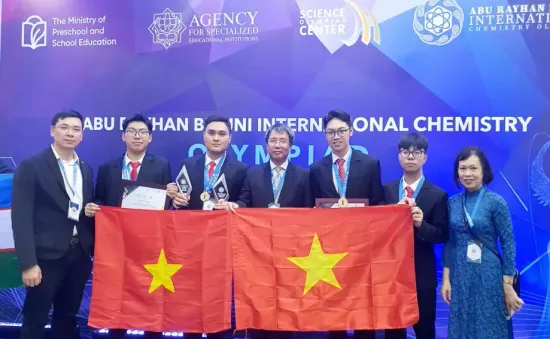 Học sinh Việt Nam giành 3 HCV, 1 HCB tại Olympic Hóa học quốc tế 2025