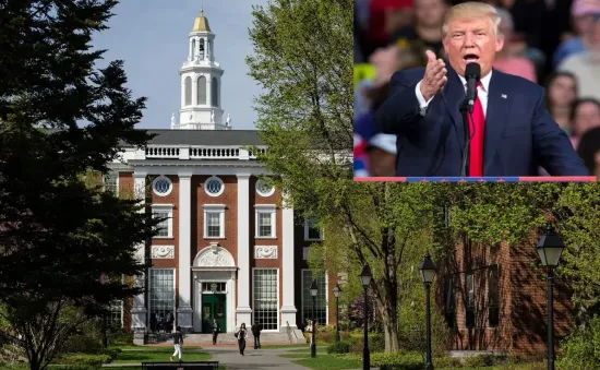 Tổng thống Trump ký sắc lệnh đình chỉ cấp visa cho du học sinh muốn theo học Harvard