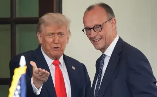 Thủ tướng Đức Merz “hài lòng tuyệt đối” về cuộc gặp với Tổng thống Mỹ Trump