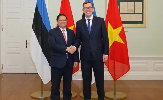 Thủ tướng Phạm Minh Chính hội đàm với Thủ tướng Estonia