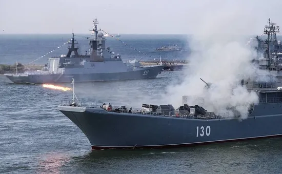 Nga tập trận hải quân quy mô lớn trên Biển Baltic