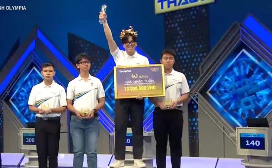 Đường lên đỉnh Olympia: Nam sinh Hà Nội thi đấu xuất sắc giành vòng nguyệt quế