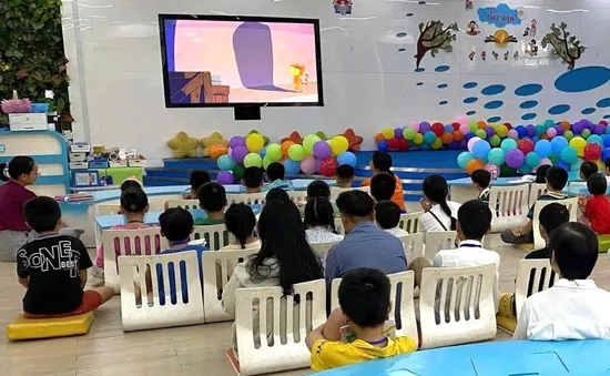 Thư viện rộn rã chào hè cùng thiếu nhi