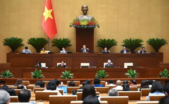 Truyền hình trực tiếp: Quốc hội biểu quyết thông qua Nghị quyết sửa đổi Hiến pháp