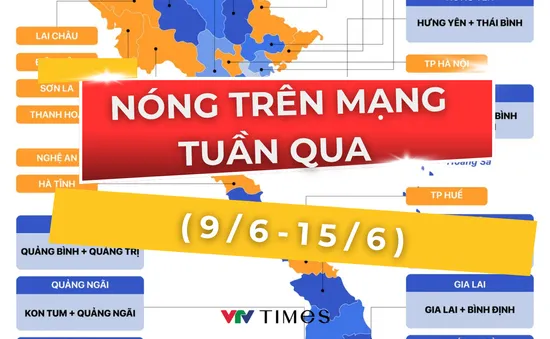 Nóng trên mạng tuần qua (9/6-15/6): Sáp nhập tỉnh, thí điểm chính quyền địa phương 2 cấp