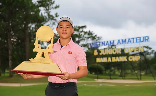 Nhà vô địch Vietnam Amateur Open 2025 - Cúp Nam A Bank chính thức gọi tên Nguyễn Trọng Hoàng