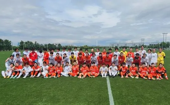 ĐT nữ Việt Nam có trận hoà trước Đại học Sức khoẻ, Thể thao và Khoa học Osaka