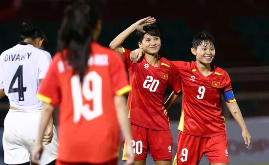 Thắng đậm Indonesia, U19 nữ Việt Nam tái ngộ Thái Lan ở chung kết Đông Nam Á