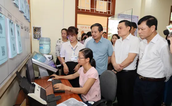 Thái Nguyên: Phường Sông Công vận hành thử nghiệm bộ máy hành chính mới