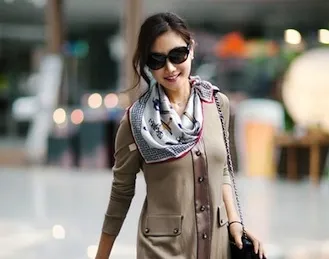 Ấm áp và dễ thương với váy len