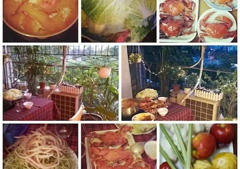 Thanh ngọt vị lẩu cua từ nước hoa quả