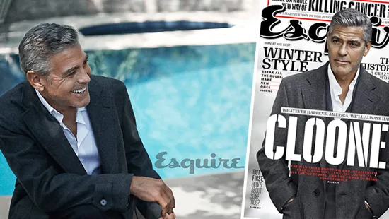 George Clooney tiếp tục "hút hồn" phái nữ trên Esquire