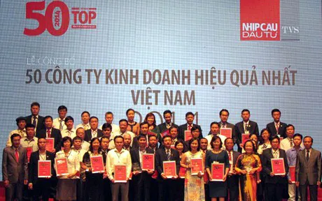 Công bố 50 công ty kinh doanh hiệu quả nhất trên TTCK Việt Nam
